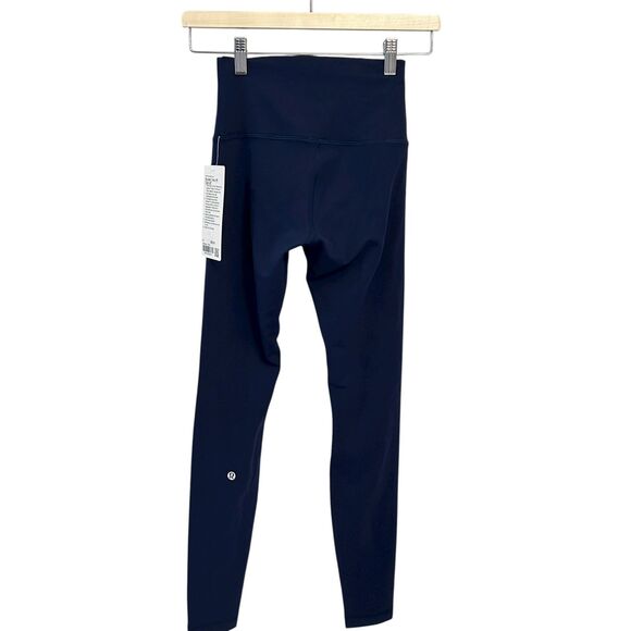 Lululemon Wunder Train High Rise Tight 28" Size 4 True Navy NWT Authentic - Picture 2 of 6